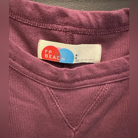 Free People | FP Beach | Purple Ribbed Sleeveless Maxi Dress | Medium | NWOT - Picture 4 of 7